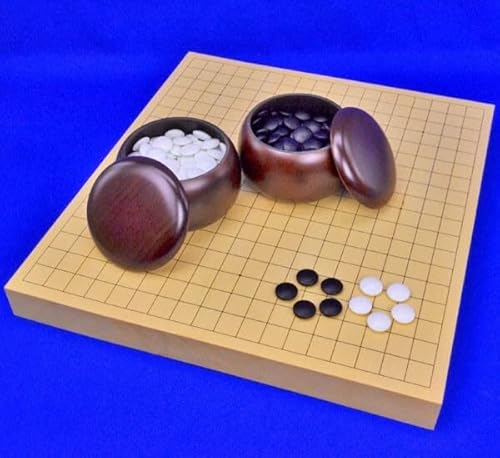 囲碁碁盤 碁石セット 厚さ5寸3分(約16㎝) 天然無垢の木材 囲碁碁盤 碁石セット 厚さ5寸3分(約16㎝) 天然無垢の